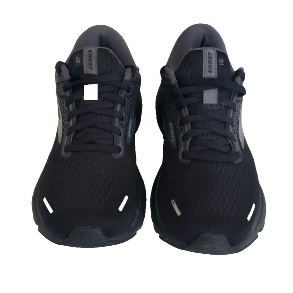 Brooks Ghost 14 Running Shoes Women Sz 6.5B Black Mesh Comfort Cushion Sneakers